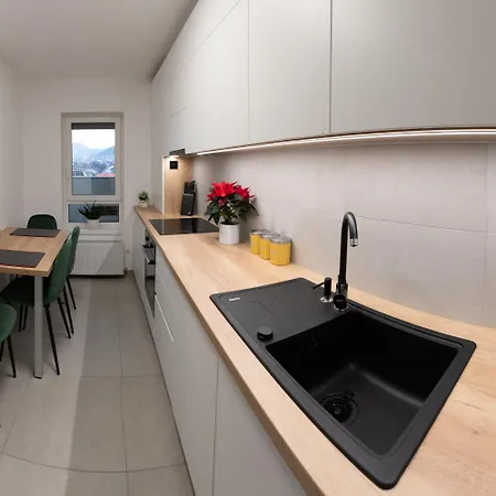 Apartment Mountain And View With Underground Parking Brasov